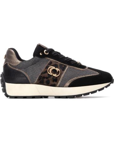CARMELA TRAINERS 162702 ANIMAL PRINT BLACK NEGRO