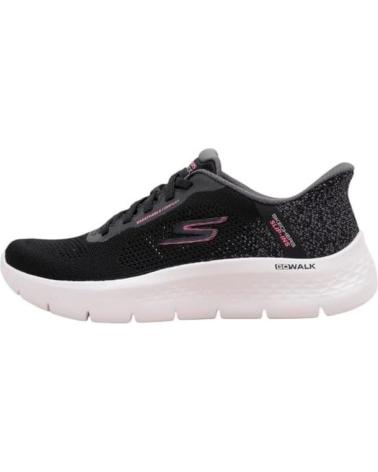 SKECHERS SLIP-INS GO WALK FLE NEGRO