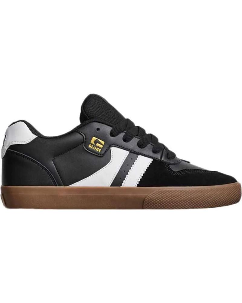 BASKETS GLOBE ENCORE 2 NOIR BLANC TABAC