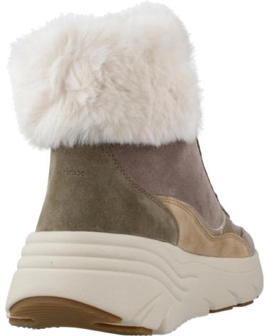 STIVALETTO GEOX D DIAMANTA CQ65P PELLE E PELLICCIA SINTETICA MARRONE CQ65P