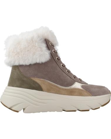 STIVALETTO GEOX D DIAMANTA CQ65P PELLE E PELLICCIA SINTETICA MARRONE CQ65P