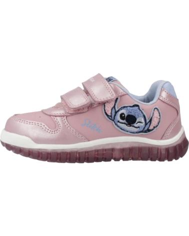 GEOX SNEAKER B LIGHTYLOO C8207 PINK-SKY MIT STITCH C8207 PINK-SKY