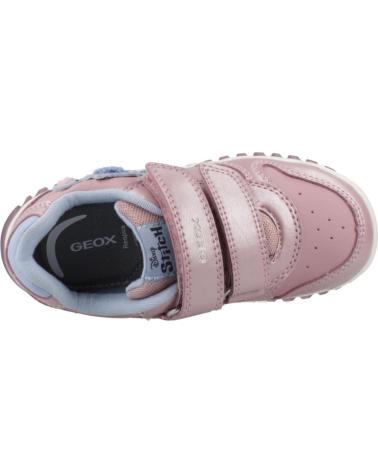 GEOX SNEAKER B LIGHTYLOO C8207 PINK-SKY MIT STITCH C8207 PINK-SKY