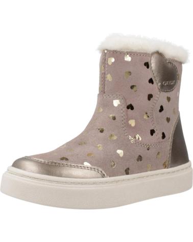 BOTAS GEOX B NASHIK B563HB C5005 DK BEIGE CON ESTAMPADO METALIZADO Y FORRO INTERIOR C5005 DK BEIGE