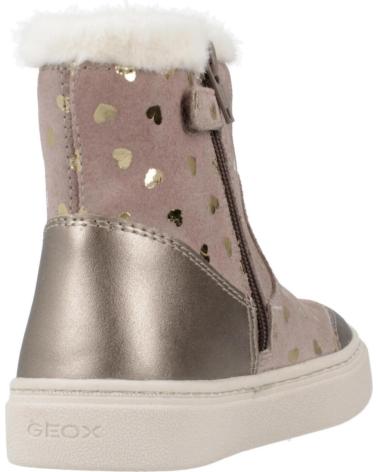 BOTAS GEOX B NASHIK B563HB C5005 DK BEIGE CON ESTAMPADO METALIZADO Y FORRO INTERIOR C5005 DK BEIGE