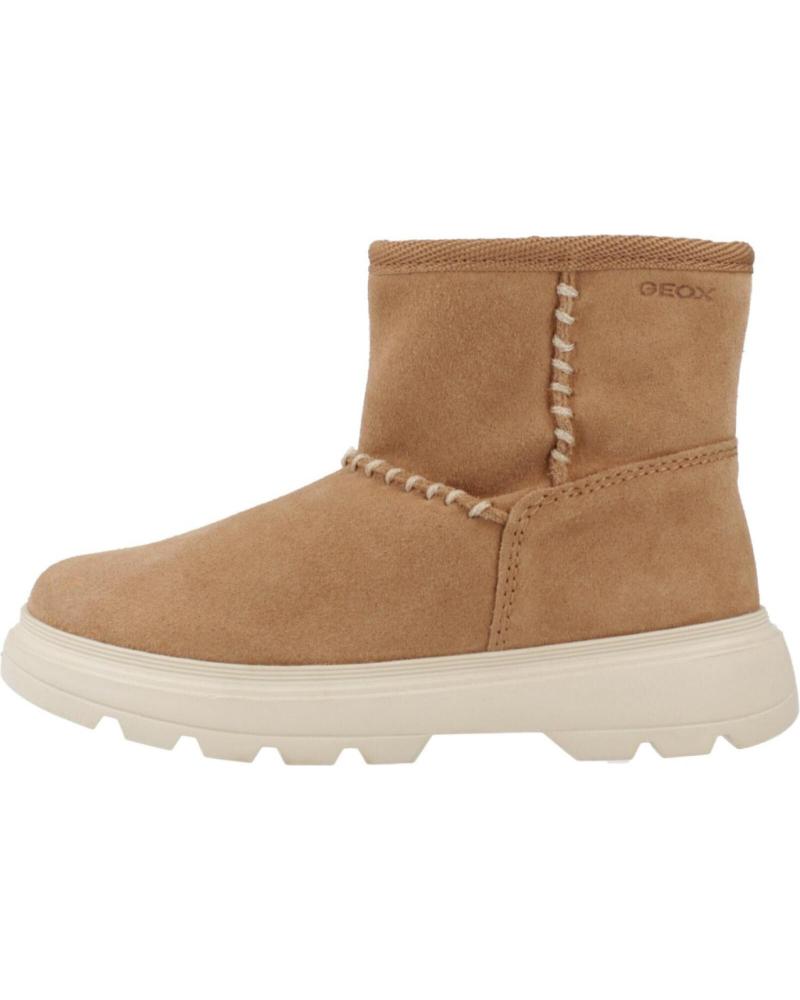 STIVALI GEOX B KIDDARTAH B565YA C6627 WHISKY CON CUCITURE DECORATIVE C6627 WHISKY