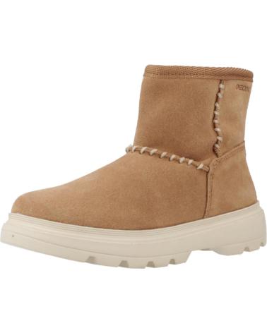 STIVALI GEOX B KIDDARTAH B565YA C6627 WHISKY CON CUCITURE DECORATIVE C6627 WHISKY