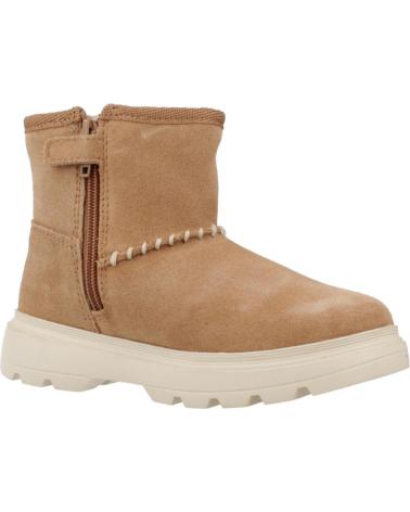 STIVALI GEOX B KIDDARTAH B565YA C6627 WHISKY CON CUCITURE DECORATIVE C6627 WHISKY