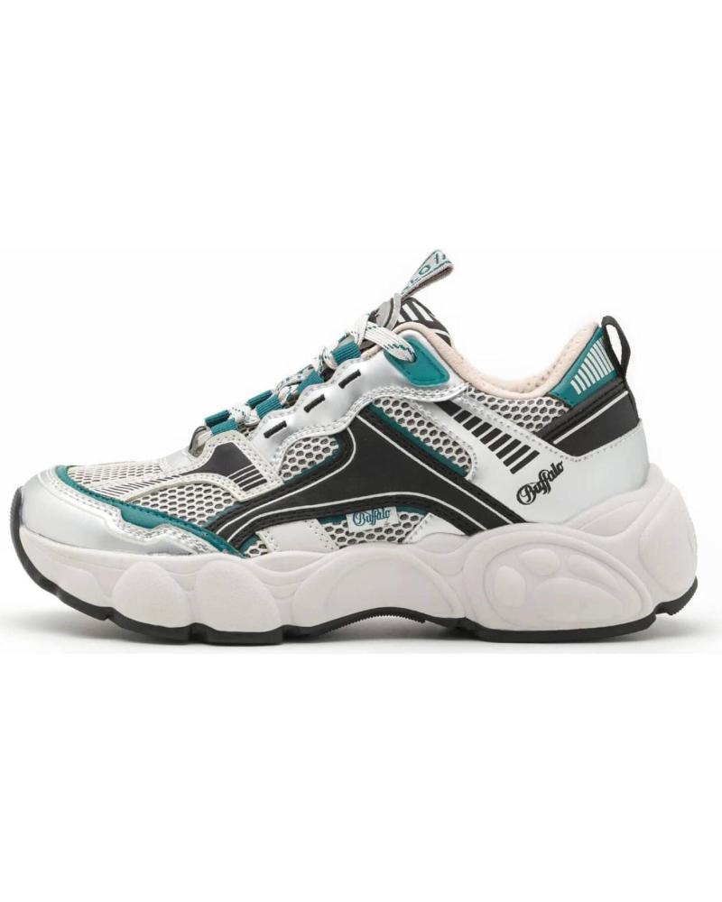 SNEAKERS BUFFALO CLD RUN SILVER-BLACK-PE