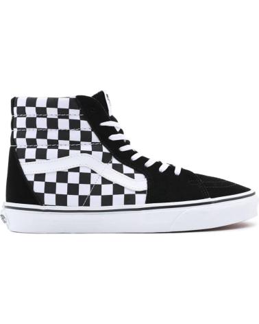 VANS SK8-HI CHECKERBOARD SNEAKER SCHWARZ-TRUE WHITE