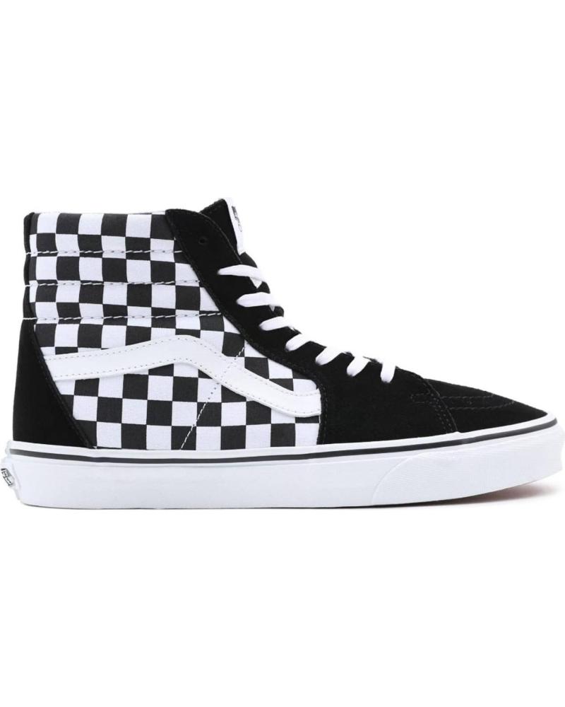 VANS SK8-HI CHECKERBOARD SNEAKER SCHWARZ-TRUE WHITE