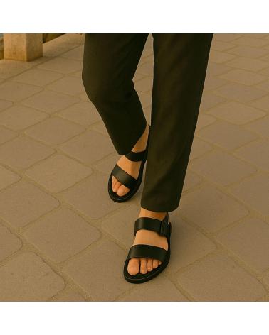 SANDALES DUCA DI MORRONE PIETRO-VIT NOIRES BLACK