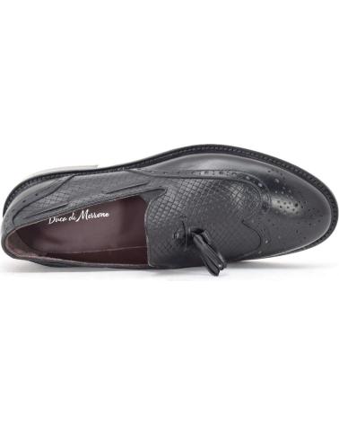 DUCA DI MORRONE FILIPPO - MOCASSINI IN PELLE NERA BLACK