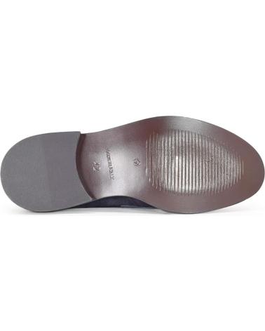 DUCA DI MORRONE ANTONIO CAM BLUE - MARINEBLAUE LEDER LOAFER BLUE