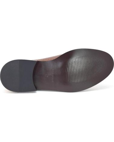 DUCA DI MORRONE FILIBERTO-INT BROWN LEATHER OXFORD SHOES BROWN