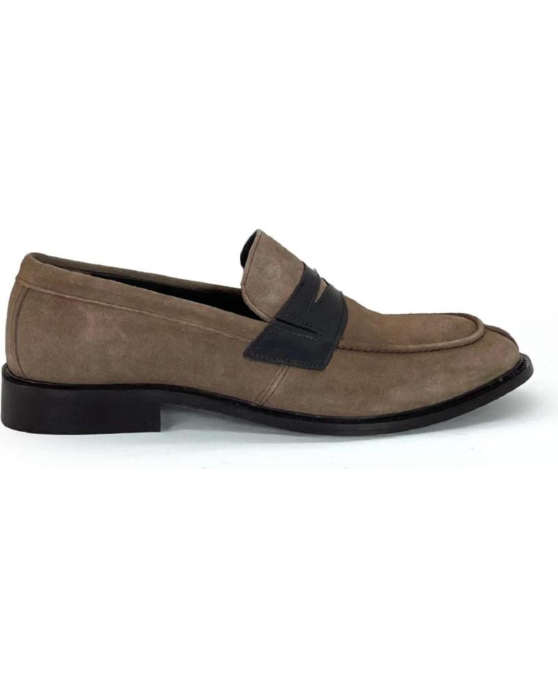 DUCA DI MORRONE ANTONIO-CAM BRAUNE WILDLEDER-LOAFER BROWN