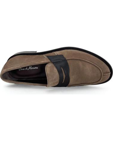 DUCA DI MORRONE ANTONIO-CAM BRAUNE WILDLEDER-LOAFER BROWN