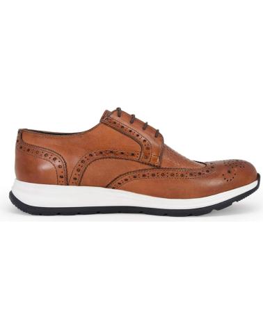 SCARPE OXFORD DUCA DI MORRONE GIUSEPPE BROGUE MARRONE COGNAC BROWN