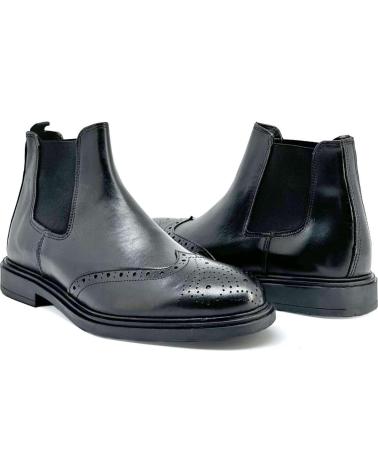 Botins De Hombre DUCA DI MORRONE GRAZIANO - LEATHER  BLACK