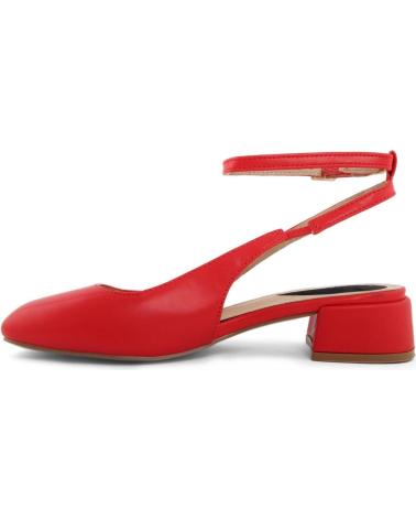 ZAPATOS DE TACÓN BAJO FASHION ATTITUDE FAM9922 ROJOS CON TIRA AL TOBILLO RED