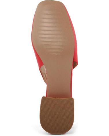 ZAPATOS DE TACÓN BAJO FASHION ATTITUDE FAM9922 ROJOS CON TIRA AL TOBILLO RED