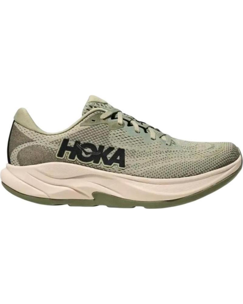 HOKA RINCON 4 FORREST: GREY RUNNING SHOES 1155130-FLY NAN