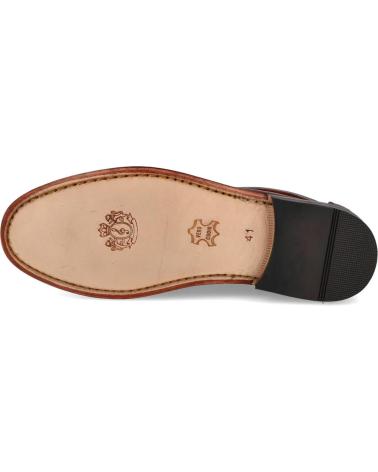 L&R SHOES KLASSISCHE HERREN MOKASSINS AUS BRAUNEM LEDER MIT QUASTEN MARRóN