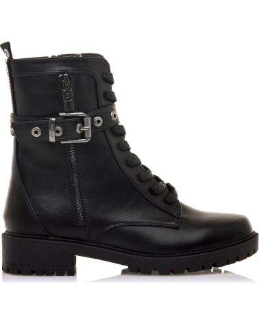 STIVALI STILE MILITARE MTNG 54771 NERI CON FIBBIE NEGRO