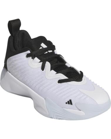 ADIDAS INITIATION JUNIOR WHITE BASKETBALL SHOES BLANCO
