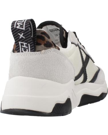 ZAPATILLAS MUNICH WAVE 8770177 BLANCAS CON DETALLES NEGROS 177