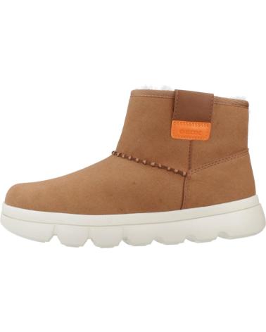 GEOX J WILLABOOM J56NCA 000AU C6627 WHISKY COLOR BOOTS C6627 WHISKY