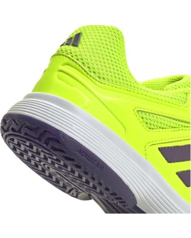 ADIDAS ZAPATILLAS SPEEDCOURT K BALONMANO-VOLEY UNISEX AZUL VERDE FLUOR