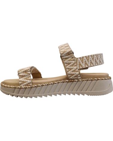 SANDÁLIAS PLATAFORMA HELLO COMFORT 6019 BEGE BEIGE