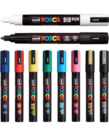 ROTULADOR MARCADOR UNI POSCA PC-5M VERDE CLARO - REF 810176