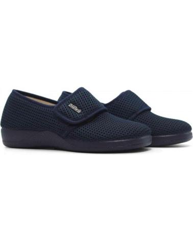 OLMITOS HAUSSCHUHE FÜR DAMEN | MARINEBLAU KOMFORT MULTICOLOR