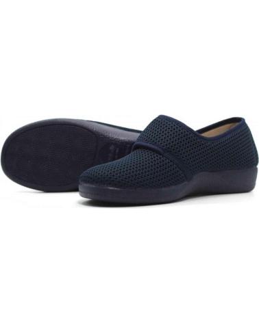 OLMITOS HAUSSCHUHE FÜR DAMEN | MARINEBLAU KOMFORT MULTICOLOR
