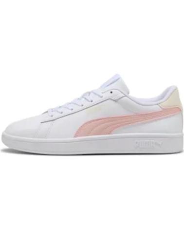 ZAPATILLAS PUMA SMASH 3.0 L BLANCAS PARA MUJER BLANCO