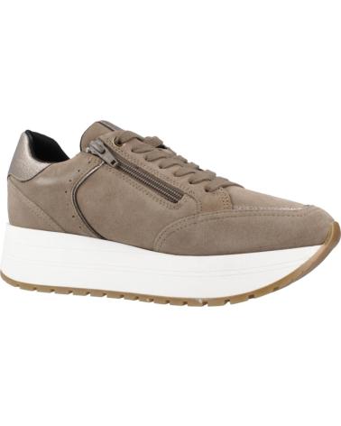 ZAPATILLAS GEOX D NEW KENCY BEIGE C6029 CON PLATAFORMA C6029