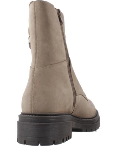 STIVALI GEOX D IRIDEA BEIGE C6029 IN PELLE SCAMOSCIATA CON SUOLA CARRARMATO C6029