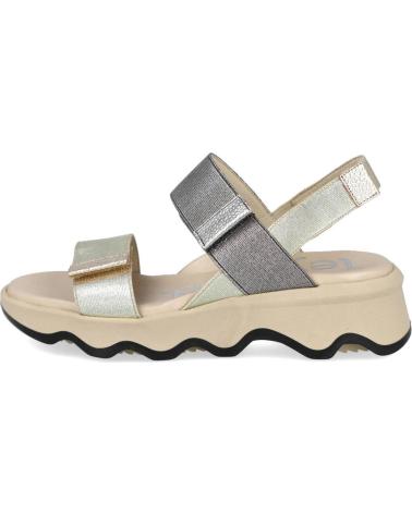 SANDALIAS DEPORTIVAS SUAVE BY LEYLAND MD5509 METALIZADO GRIS GRIS