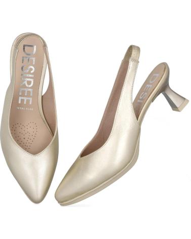 DESIREÉ CHAUSSURES À TALON MAIA1 PLATINE MÉTALLISÉ POUR FEMME PLATINO