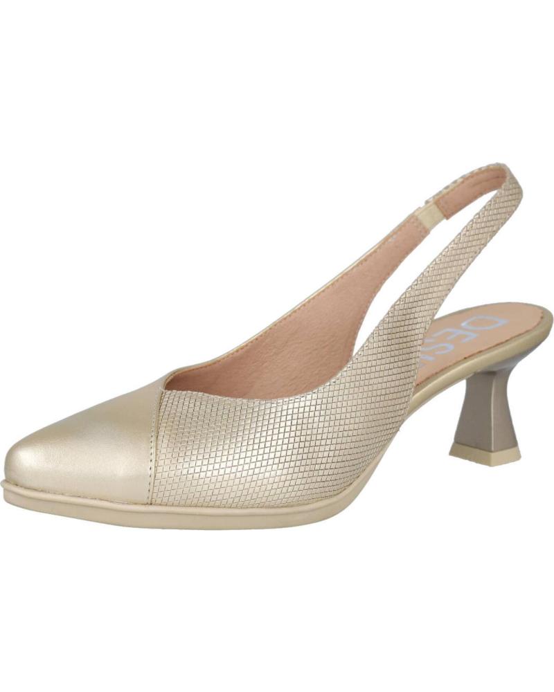 DESIREÉ MAIA37 ESCARPINS SLINGBACK PLATINE MÉTALLISÉ PLATINO