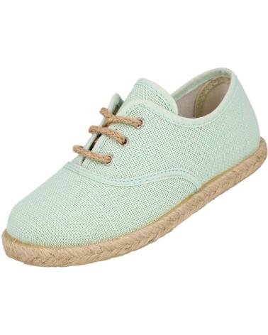 L&R SHOES 260-L BLUCHERS DE LINO CON CORDONES SALVIA SALVIA