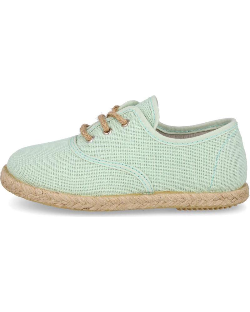 L&R SHOES 260-L BLUCHERS DE LINO CON CORDONES SALVIA SALVIA