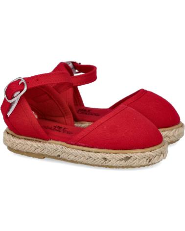 ALPARGATAS L&R SHOES 442-111 DE ESPARTO ROJAS ROJO