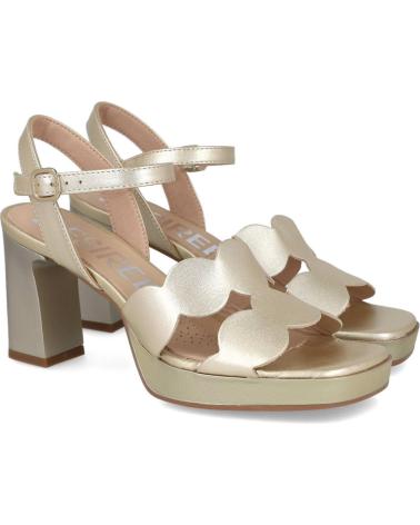 SANDÁLIAS DE SALTO DESIREÉ JUDITH7 METALIZADAS PLATINA PLATINO