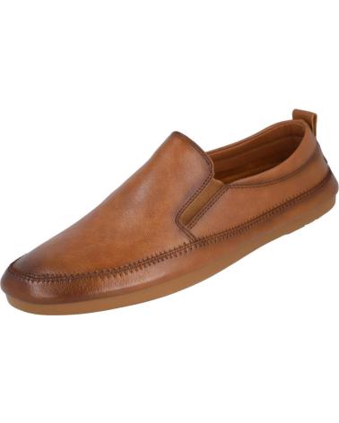MOCASSINS L&R SHOES MD0-4 EN CUIR MARRON MARRON