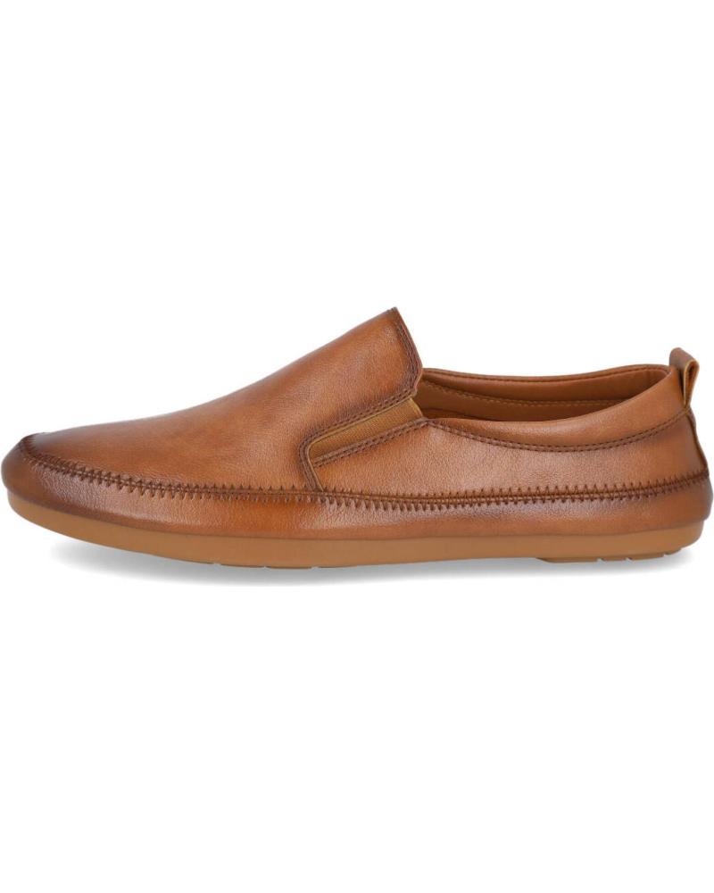 MOCASSINS L&R SHOES MD0-4 EN CUIR MARRON MARRON