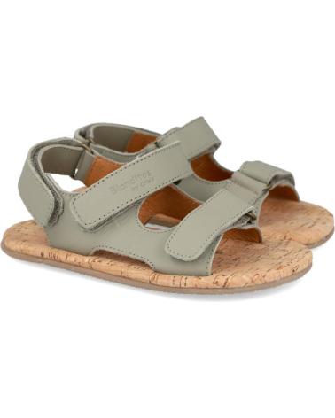 CRIOS BLANDITOS TIMON GREEN KIDS' SANDALS WITH VELCRO VERDE