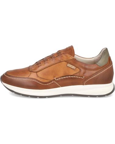 PIKOLINOS M2B-6284C1 GETAFE TÊNIS CASUAL DE COURO MARROM PARA HOMEM CUERO